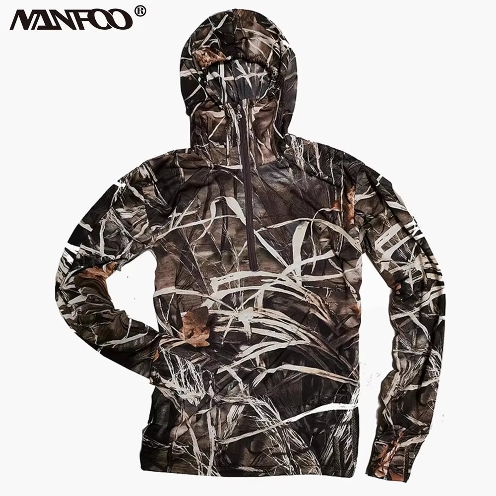 Fishing Hoodie - 얇고 가벼운 여름 자외선 차단 낚시