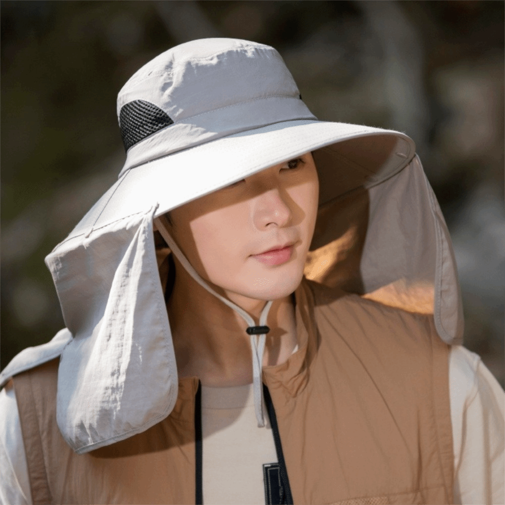 Fishing Hat - 패션 의류 남성용 햇빛 가리개 모자