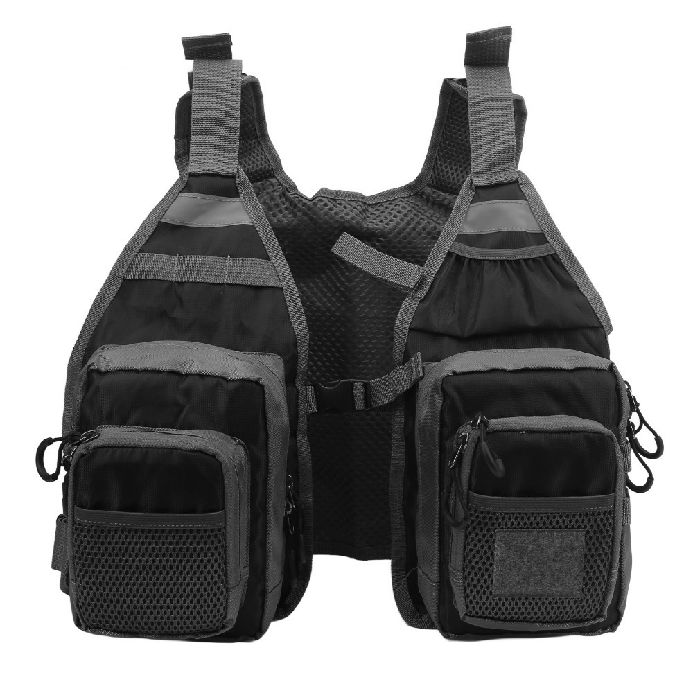 Fishing Vest - 경량 플라이 낚시 조끼 여러 포켓