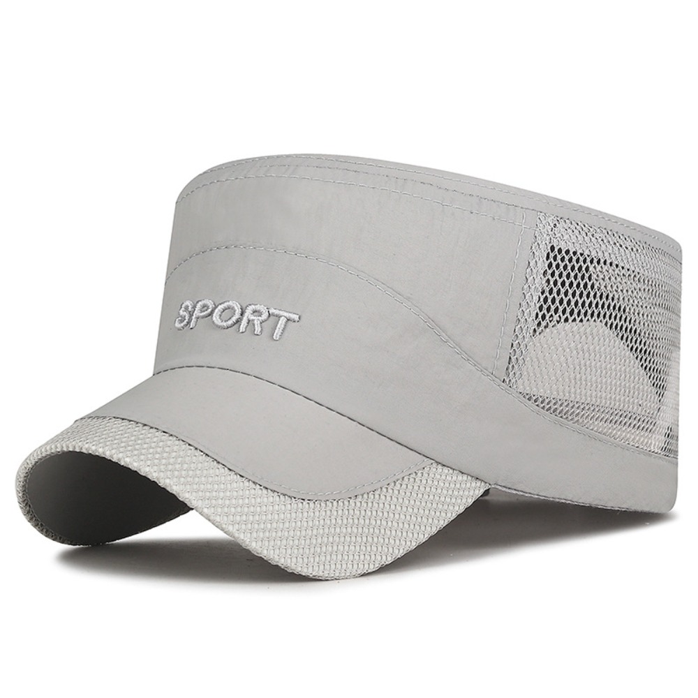 Fishing Hat - 시원한 조절 가능한 플랫 탑 캡,