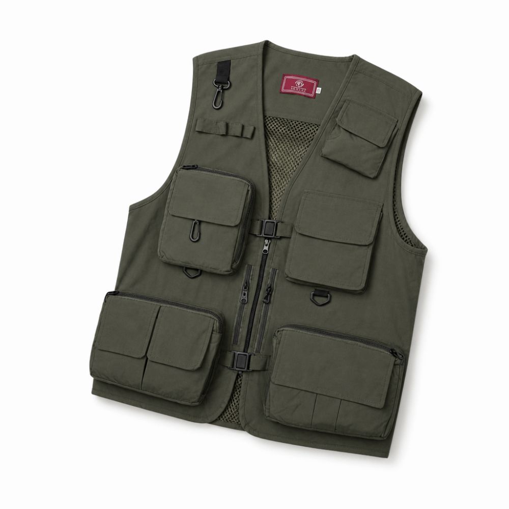 Fishing Vest - 캐주얼 방수 낚시 조끼 속건 경량
