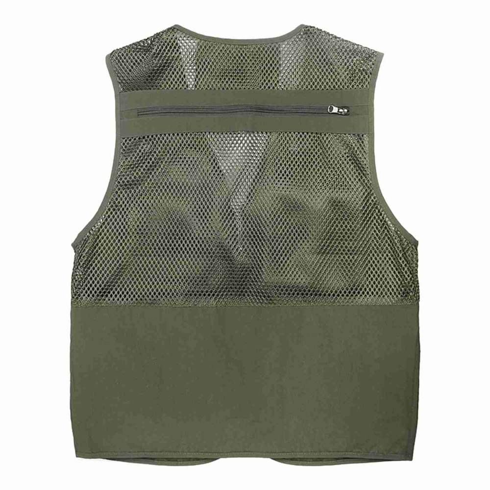 Fishing Vest - 내구성이 뛰어난 16포켓 낚시 조끼, 가볍고