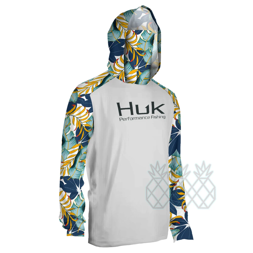 Fishing Hoodie - HUK 남자 긴 소매 낚시 후드