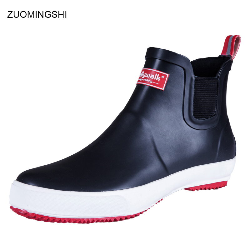 남성용 경량 고무 장화, 미끄럼 방지 고무 장화, 검부 - Fishing Boots 리뷰 및 가격