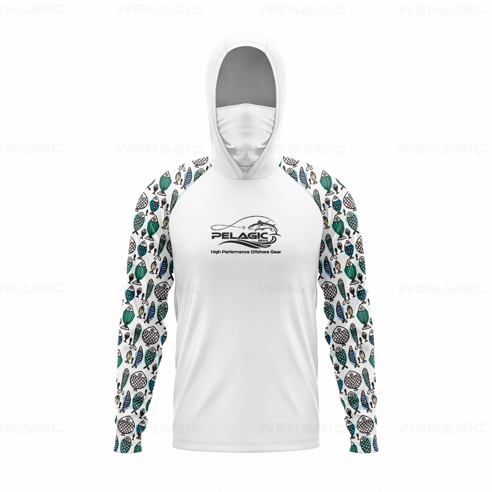 Pelagic gear 남자 후드 낚시 셔츠 긴 소매  - Fishing Shirt Uv Protection 리뷰 및 가격