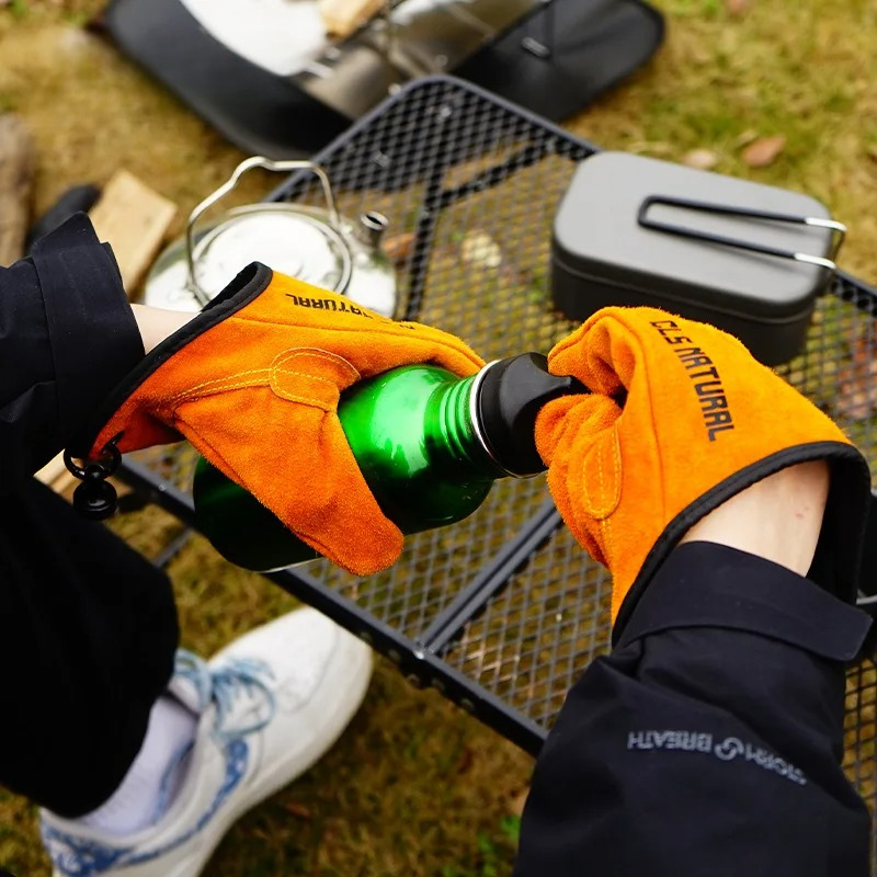내열성 바베큐 장갑 소가죽 캠핑 화덕 손질용 장갑 미끄 - Fishing Gloves 리뷰 및 가격