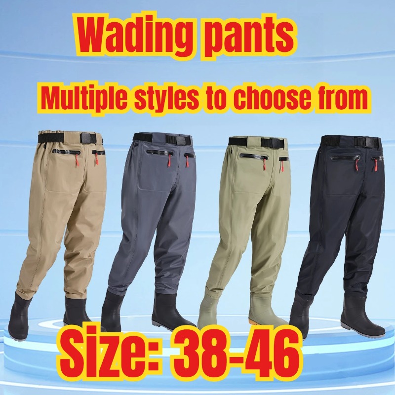 남성용 방수 낚시 웨이딩 팬츠, 나일론 하프 바디 허리 - Fishing Pants Waterproof 리뷰 및 가격