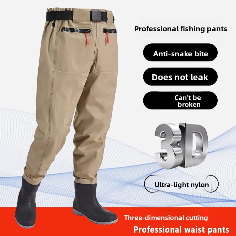 남성용 방수 낚시 웨이딩 팬츠, 나일론 하프 바디 허리 - Fishing Pants Waterproof 리뷰 및 가격