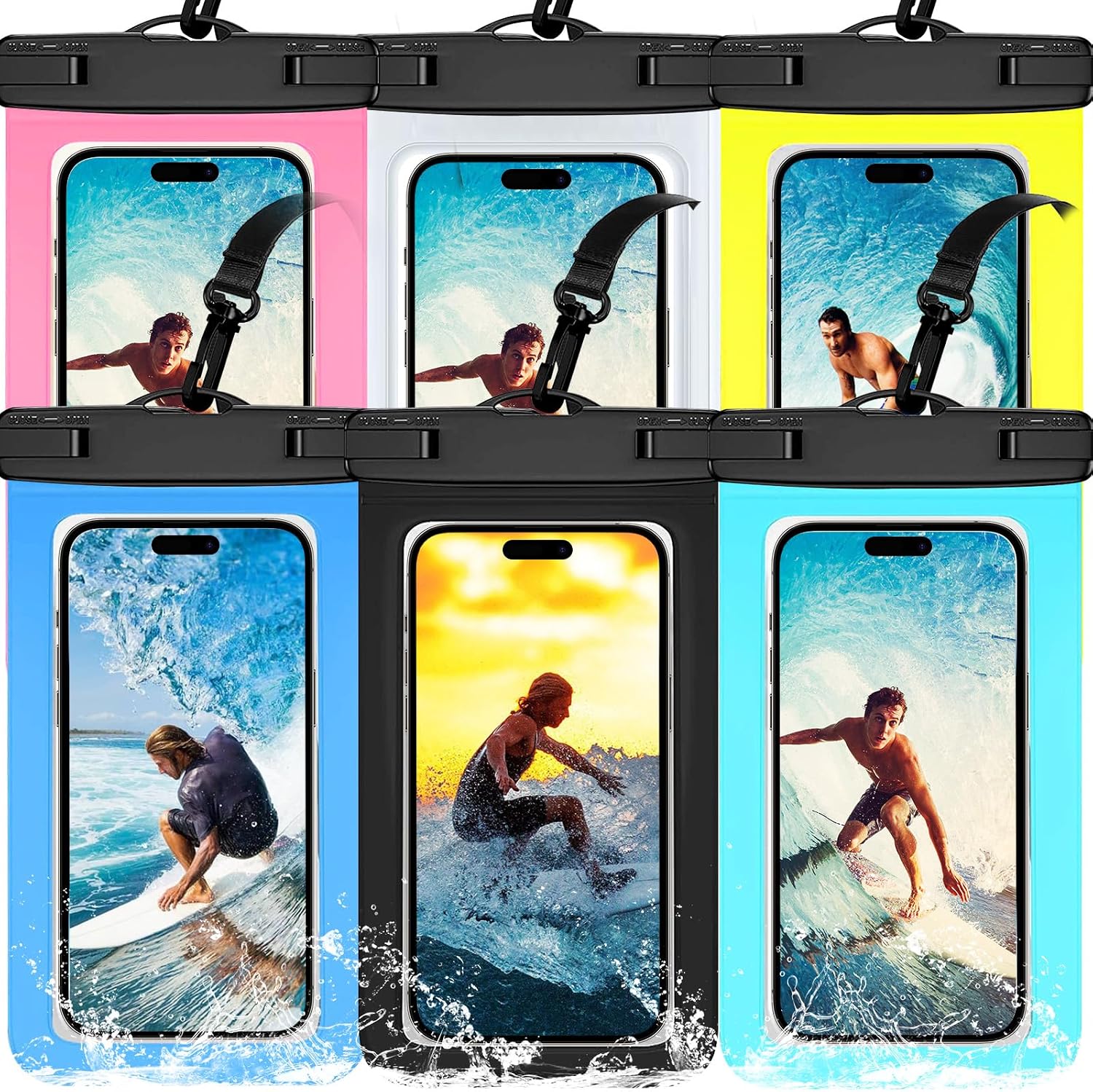 3팩 멀티컬러 IPX8 방수폰 파우치 HD 터치스크린  - Fishing Bag Waterproof 리뷰 및 가격
