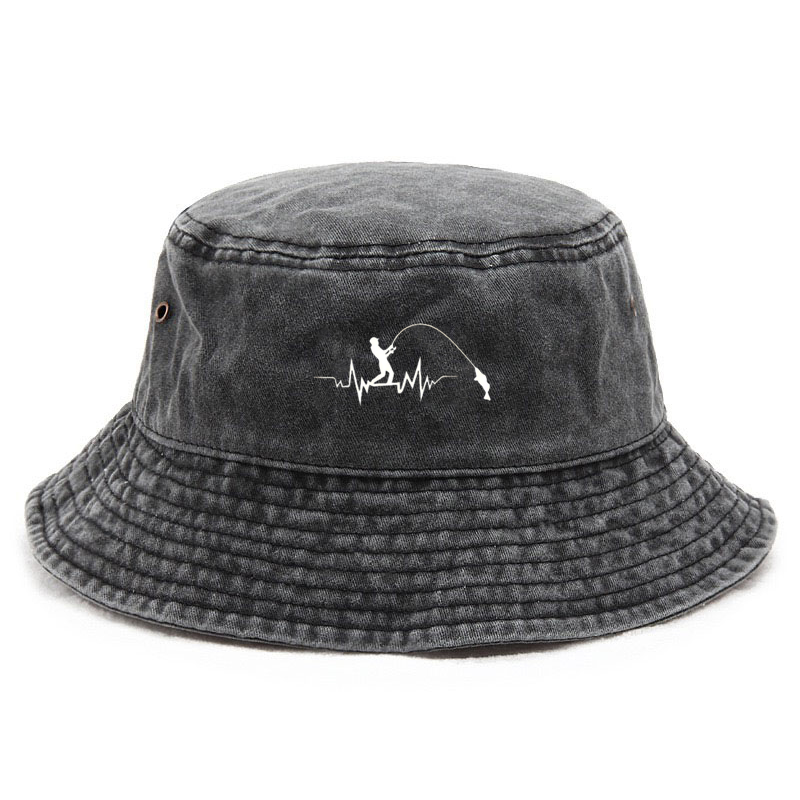 맞춤형 낚시 버킷햇 코튼 워싱 디스트레스드 낚시 그림  - Fishing Hat 리뷰 및 가격