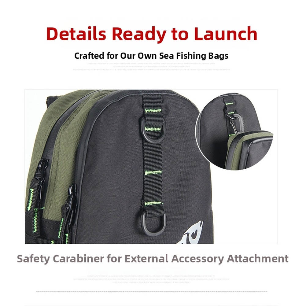 경량 방수 낚시 크로스백 (내부 수납공간, 외부 루프  - Fishing Bag Waterproof 리뷰 및 가격