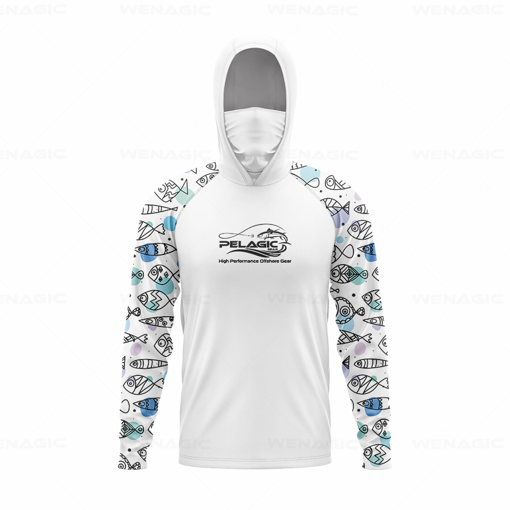 Pelagic gear 남자 후드 낚시 셔츠 긴 소매  - Fishing Shirt Uv Protection 리뷰 및 가격
