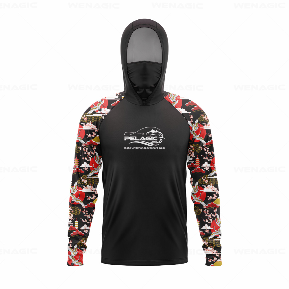 Pelagic gear 남자 후드 낚시 셔츠 긴 소매  - Fishing Shirt Uv Protection 리뷰 및 가격