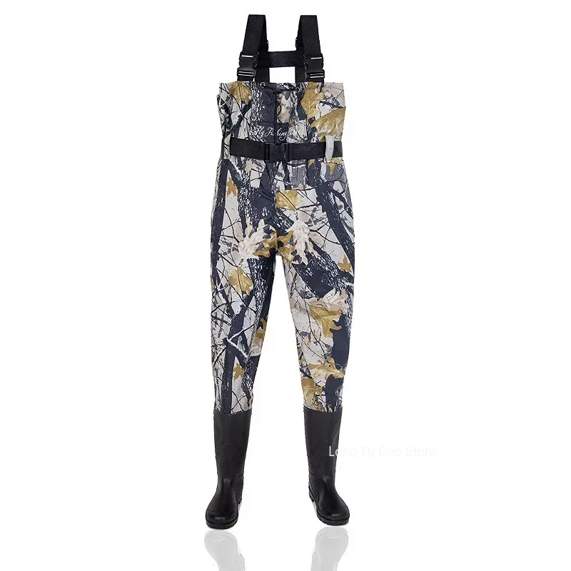 낚시 Waders 바지 부츠와 작업복 기어 세트 정장  - Fishing Boots 리뷰 및 가격