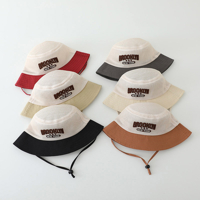 자수 레터링 아기 햇빛 가리개 모자 여름 메쉬 통기성  - Fishing Hat 리뷰 및 가격