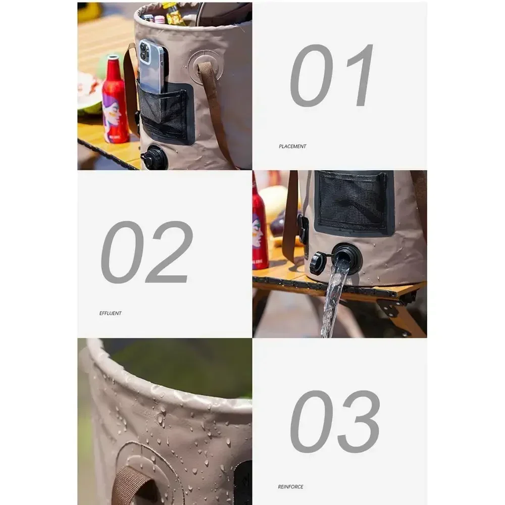 25L 휴대용 접이식 버킷 야외 여행 물 저장 가방 방 - Fishing Bag Waterproof 리뷰 및 가격