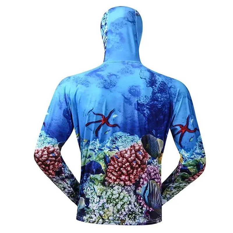 프린팅 낚시 셔츠 승화 프린팅 속건 통풍 후드 저지 남 - Fishing Hoodie 리뷰 및 가격