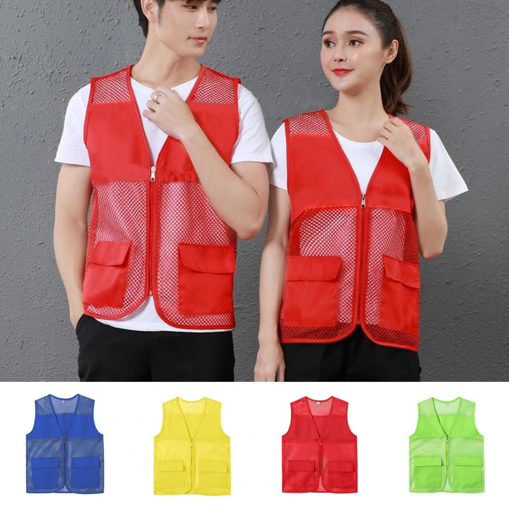 낚시 조끼, 속이 비치는 지퍼 플래킷, 더블 포켓, V - Fishing Vest 리뷰 및 가격