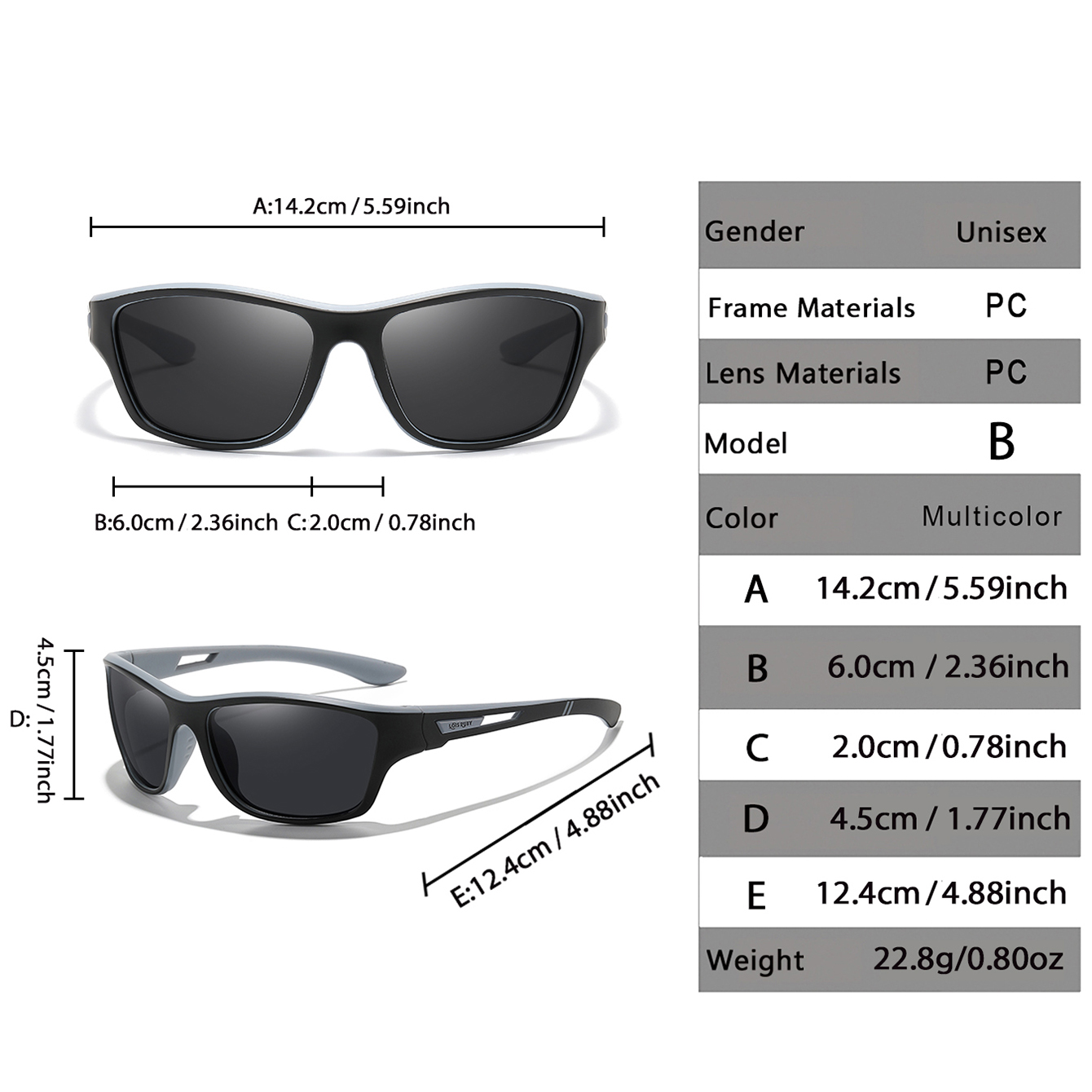 LOISRUBY 폴라링 렌즈 자전거 선글라스 UV400 - Fishing Sunglasses Polarized 리뷰 및 가격