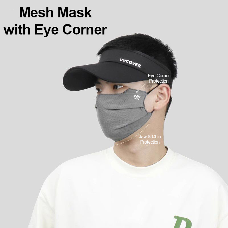 선 페이스 마스크 남성용 사이클링 낚시용 메쉬 통기성  - Fishing Mask Sun Protection 리뷰 및 가격
