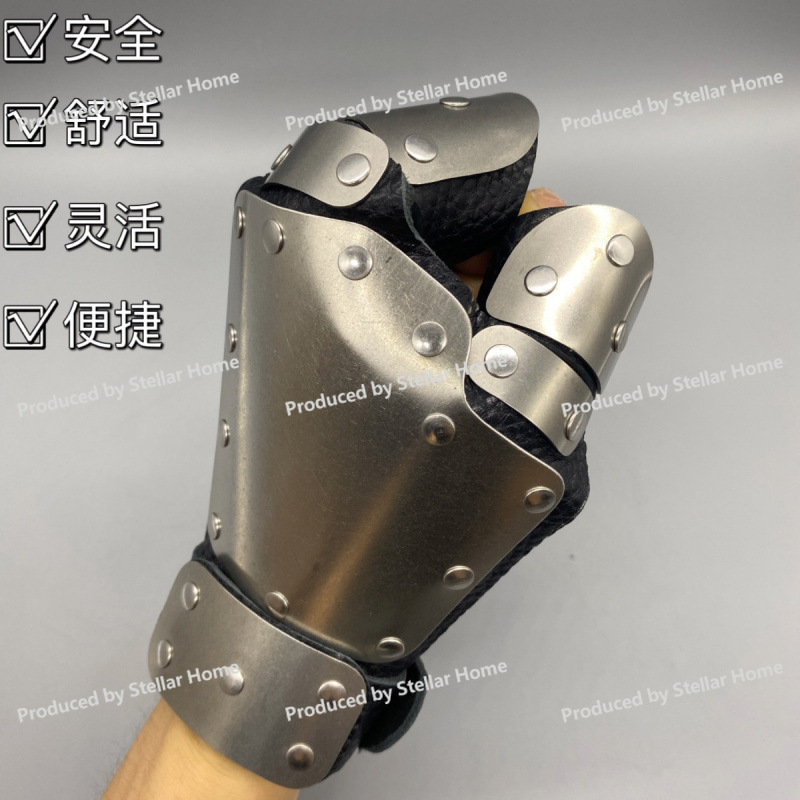 신제품 304 스테인리스 스틸 플레이트 핸드 가드 보호 - Fishing Gloves 리뷰 및 가격