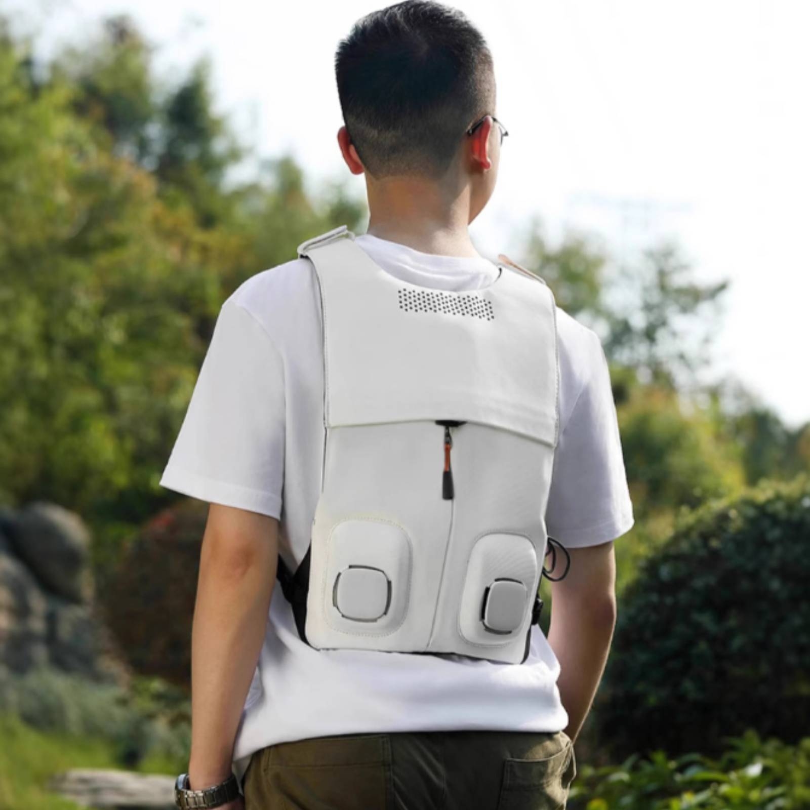 어깨끈이 있는 쿨링 조끼, 가벼운 쿨링 등 패드, 통기 - Fishing Vest 리뷰 및 가격