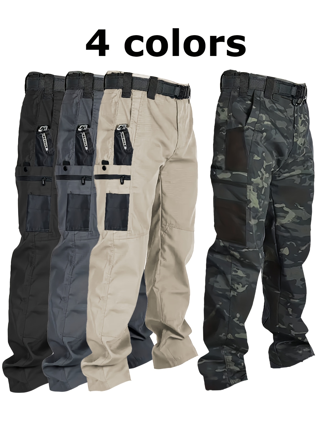 고품질 남성 전술 카고 바지 EU 플러스 사이즈 야외  - Fishing Pants Waterproof 리뷰 및 가격