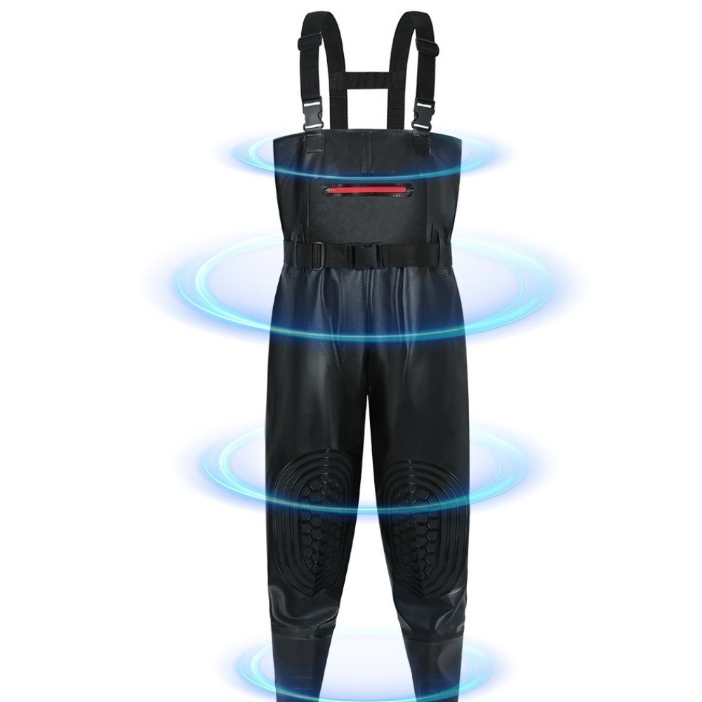 유용한 PVC 낚시복 이중 무릎 보호대 두꺼운 디자인  - Fishing Pants Waterproof 리뷰 및 가격