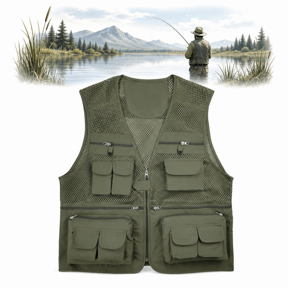 내구성이 뛰어난 16포켓 낚시 조끼, 가볍고 통기성 좋 - Fishing Vest 리뷰 및 가격