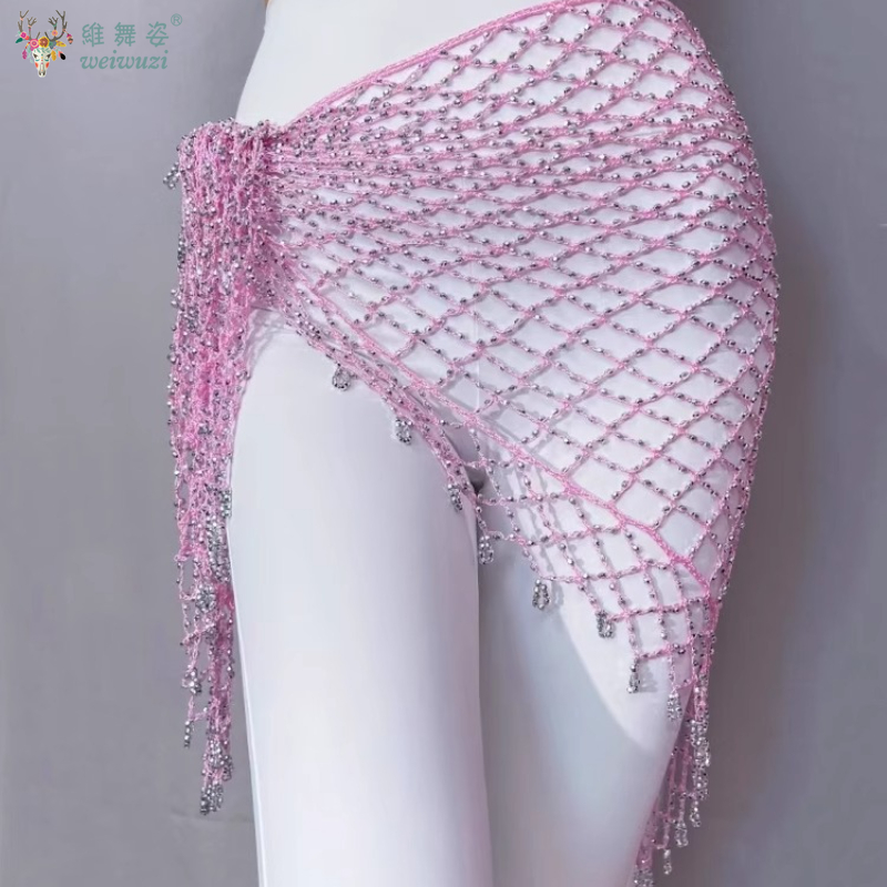 새로운 밸리 댄스 엉덩이 스카프 스팽글 낚시 그물 삼각 - Fishing Belt 리뷰 및 가격