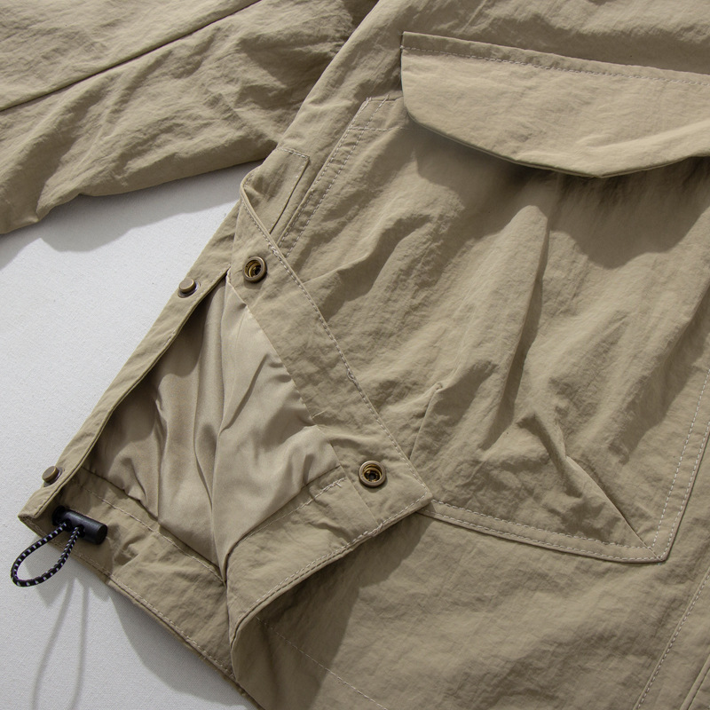 야외 낚시 재킷 봄 가을 루즈핏 안감 없는 작업복 재킷 - Fishing Jacket Waterproof 리뷰 및 가격