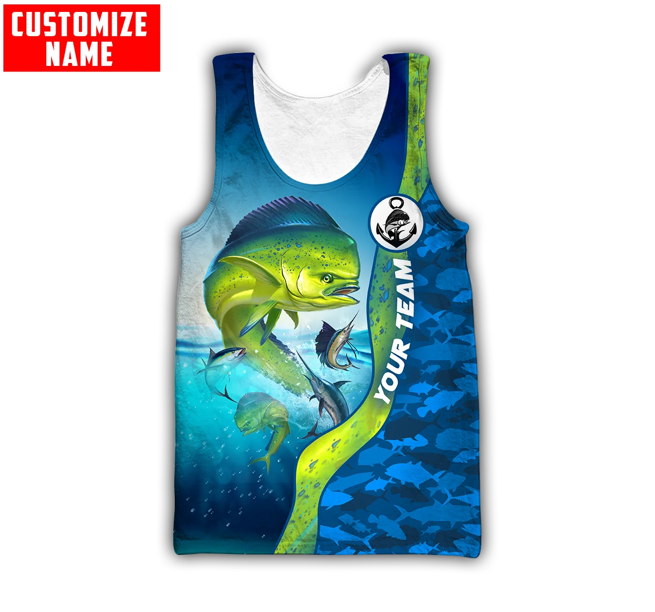 사용자 정의 이름 Mahi mahi 낚시 3D 인쇄 남 - Fishing Vest 리뷰 및 가격