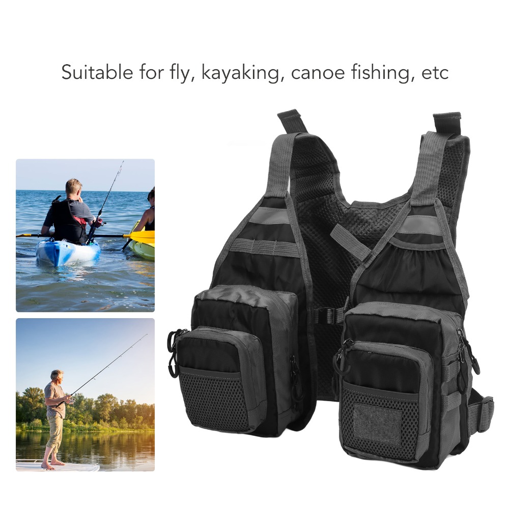 경량 플라이 낚시 조끼, 조절 가능한 어깨끈, 여러 개 - Fishing Vest 리뷰 및 가격