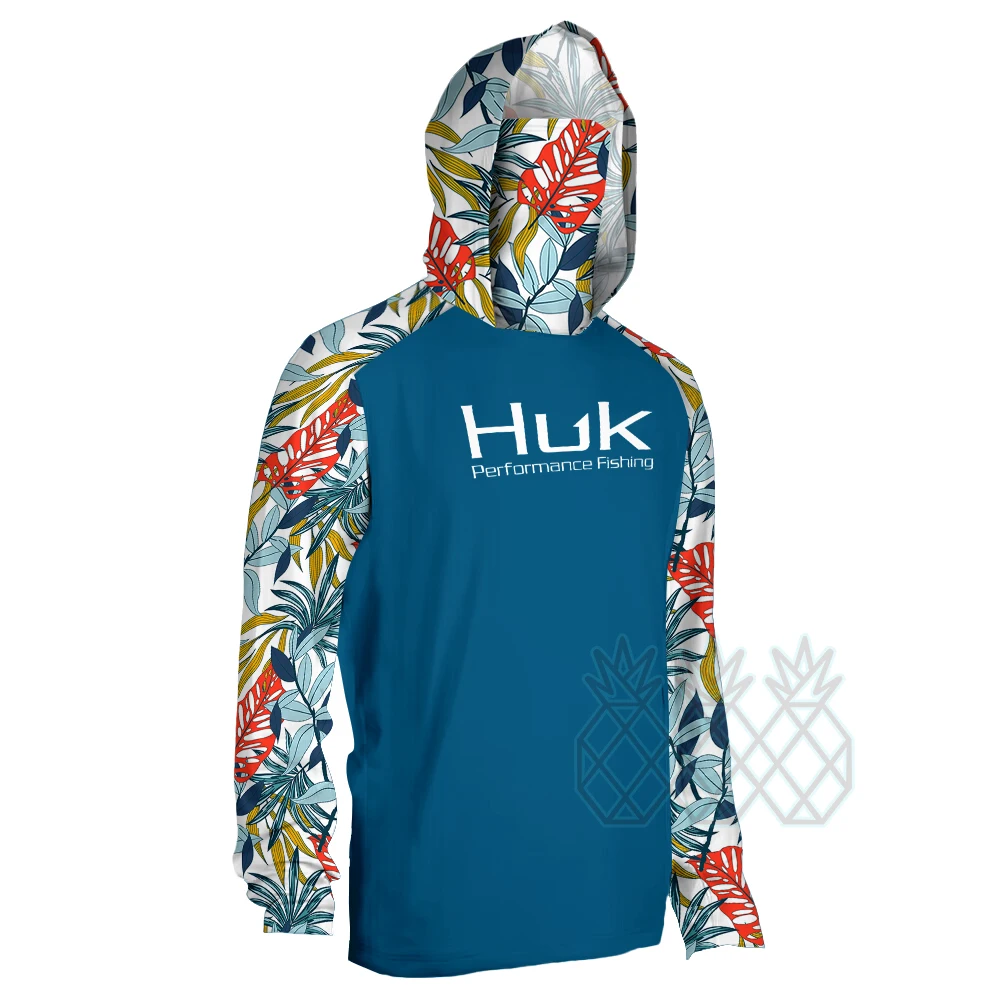 HUK 남자 긴 소매 낚시 후드 셔츠 마스크 UV 넥  - Fishing Hoodie 리뷰 및 가격